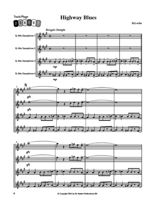 Swing Quartets - Bert Lochs - Partition - Saxophone